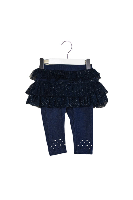 A Navy Leggings from Juicy Couture in size 6-12M for girl. (Front View)