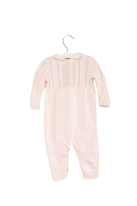 A Pink Long Sleeve Jumpsuits from Ralph Lauren in size 6-12M for girl. (Back View)