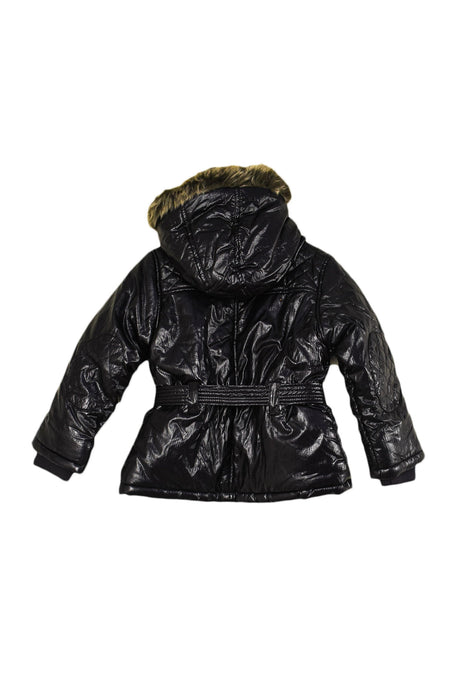 A Grey Puffer/Quilted Jackets from Kenzo in size 4T for girl. (Back View)