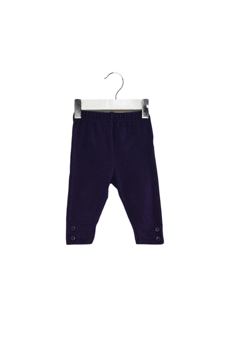 A Purple Leggings from Jojo Maman Bébé in size 3-6M for girl. (Front View)