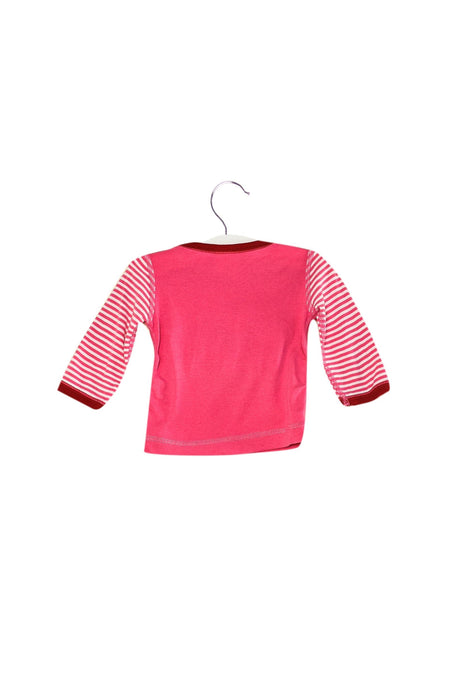 A Pink Long Sleeve Tops from Hanna Andersson in size 0-3M for girl. (Back View)