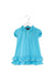 A Blue Short Sleeve Dresses from Ralph Lauren in size 6-12M for girl. (Front View)