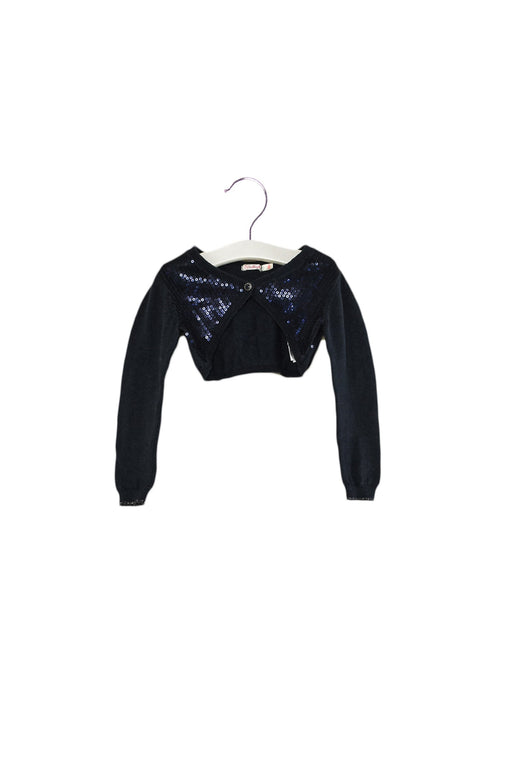 A Navy Cardigans from Billieblush in size 2T for girl. (Front View)