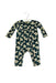 A Teal Long Sleeve Jumpsuits from Hanna Andersson in size 3-6M for girl. (Front View)