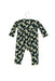 A Teal Long Sleeve Jumpsuits from Hanna Andersson in size 3-6M for girl. (Back View)