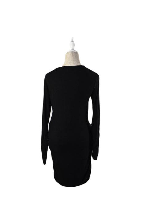 A Black Long Sleeve Dresses from Isabella Oliver in size S for maternity. (Back View)