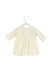 A Ivory Long Sleeve Dresses from Jacadi in size 6-12M for girl. (Back View)
