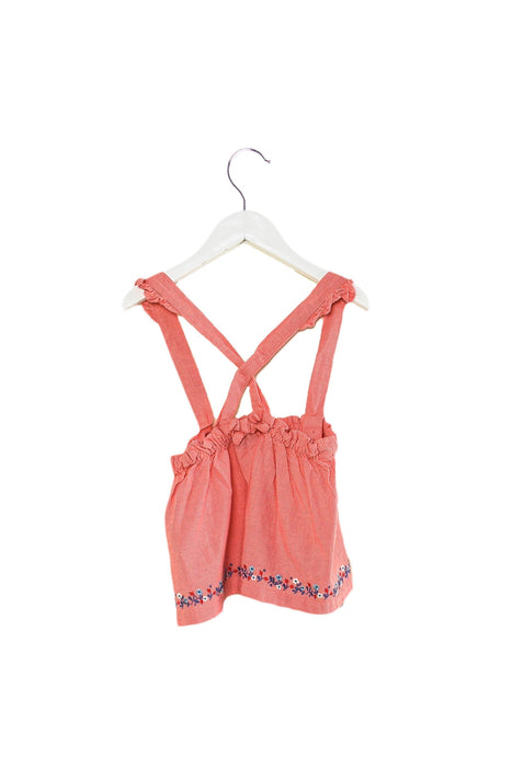 A Red Overall Dresses from Sergent Major in size 12-18M for girl. (Back View)