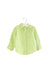 A Green Long Sleeve Tops from Janie & Jack in size 12-18M for boy. (Front View)