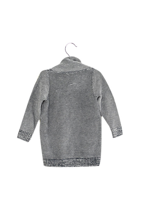 A Grey Knit Sweaters from Seed in size 6-12M for boy. (Back View)