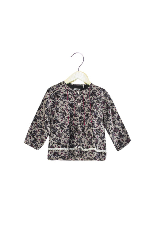 A Purple Cardigans from IKKS in size 2T for girl. (Front View)