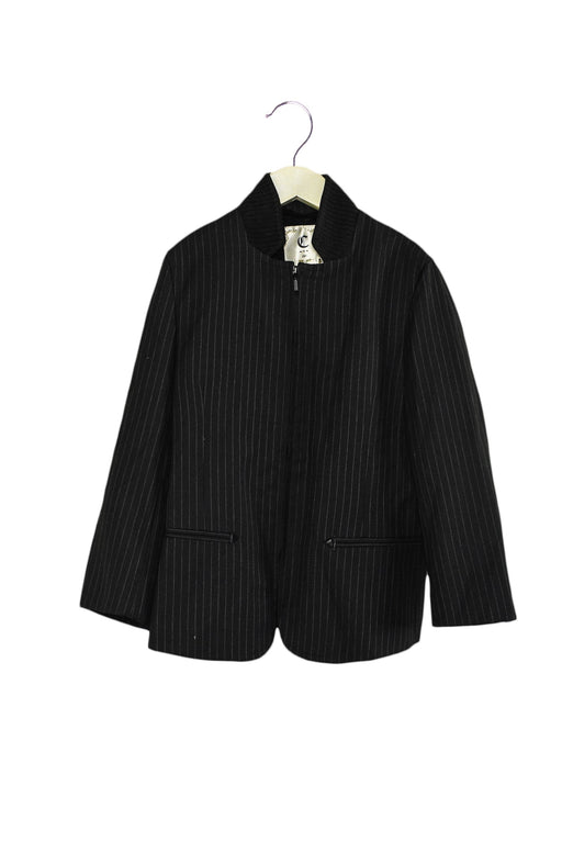 A Black Lightweight Jackets from Chickeeduck in size 7Y for boy. (Front View)