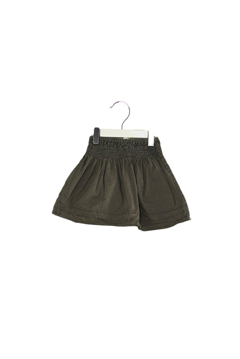 A Brown Mid Skirts from Little Mercerie in size 4T for girl. (Front View)