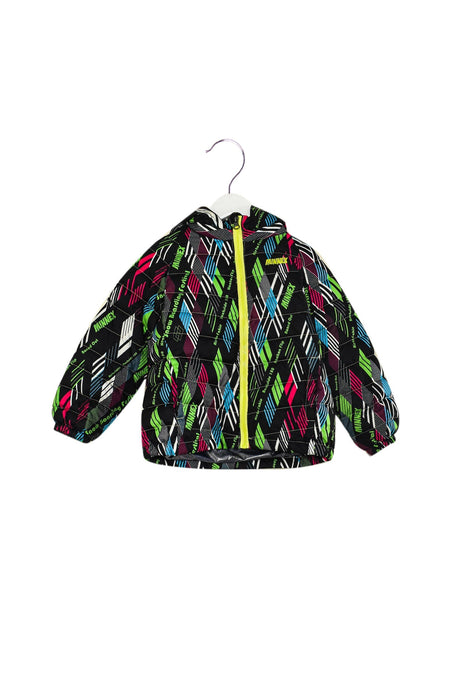 A Multicolour Puffer/Quilted Jackets from Minnex in size 4T for neutral. (Front View)
