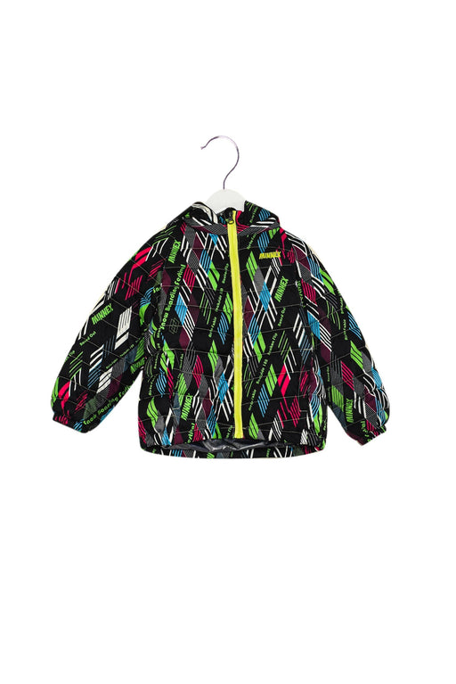 A Multicolour Puffer/Quilted Jackets from Minnex in size 4T for neutral. (Front View)