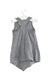 A Grey Sleeveless Tops from Mini Mioche in size 6-12M for girl. (Back View)