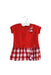 A Red Short Sleeve Dresses from Liu Jo in size 3-6M for girl. (Front View)