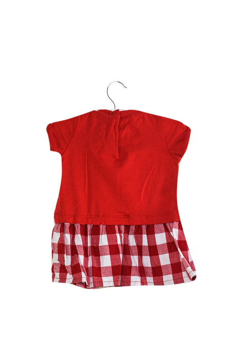 A Red Short Sleeve Dresses from Liu Jo in size 3-6M for girl. (Back View)