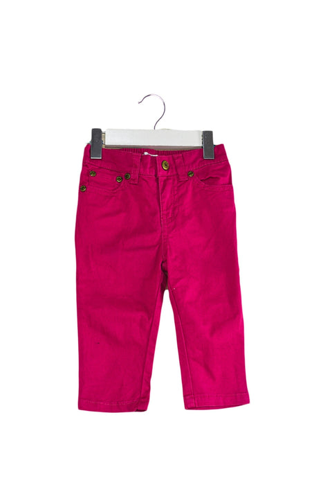 A Pink Casual Pants from Ralph Lauren in size 6-12M for girl. (Front View)