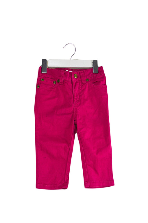 A Pink Casual Pants from Ralph Lauren in size 6-12M for girl. (Front View)