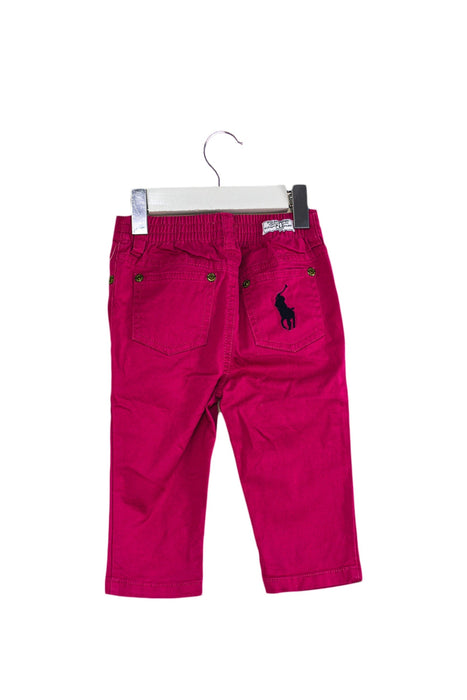 A Pink Casual Pants from Ralph Lauren in size 6-12M for girl. (Back View)