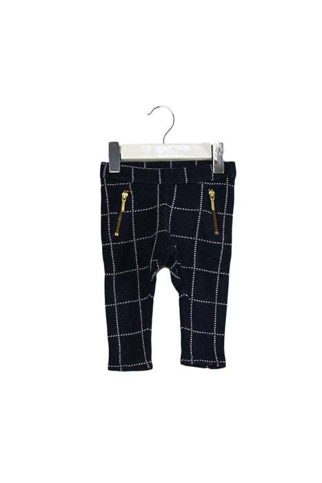 A Navy Leggings from Janie & Jack in size 3-6M for girl. (Front View)