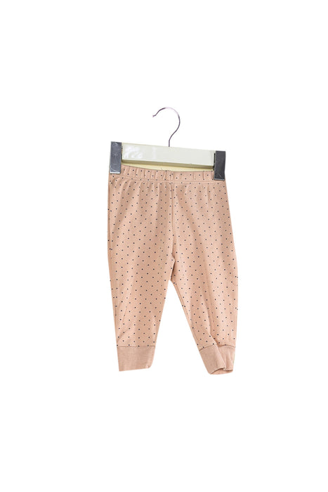 A Pink Leggings from Oeuf in size 3-6M for girl. (Front View)