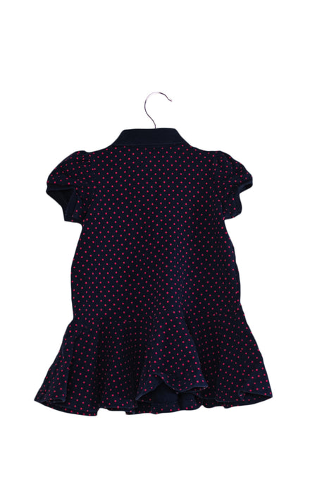 A Navy Dress Sets from Ralph Lauren in size 3-6M for girl. (Back View)