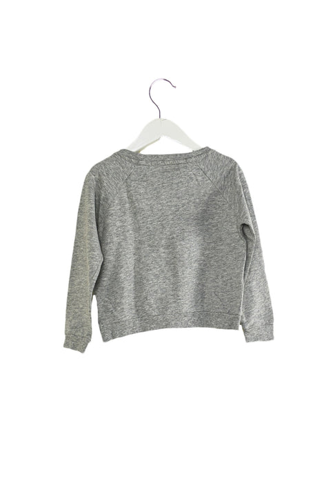 A Grey Crewneck Sweatshirts from Gingersnaps in size 3-6M for girl. (Back View)