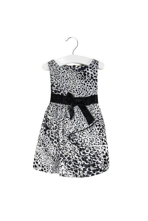A Black Sleeveless Dresses from Periwinkle in size 6-12M for girl. (Front View)