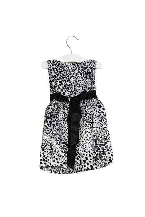 A Black Sleeveless Dresses from Periwinkle in size 6-12M for girl. (Back View)