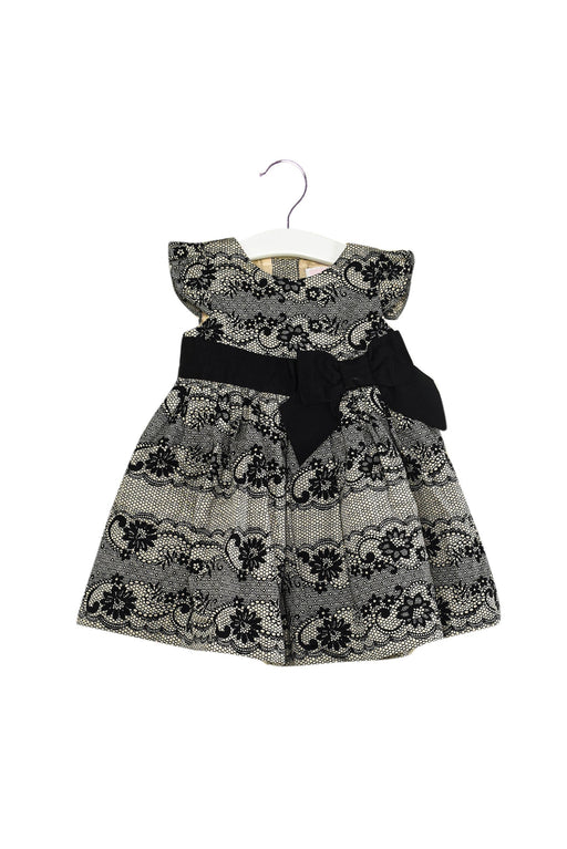 A Black Short Sleeve Dresses from Janie & Jack in size 6-12M for girl. (Front View)