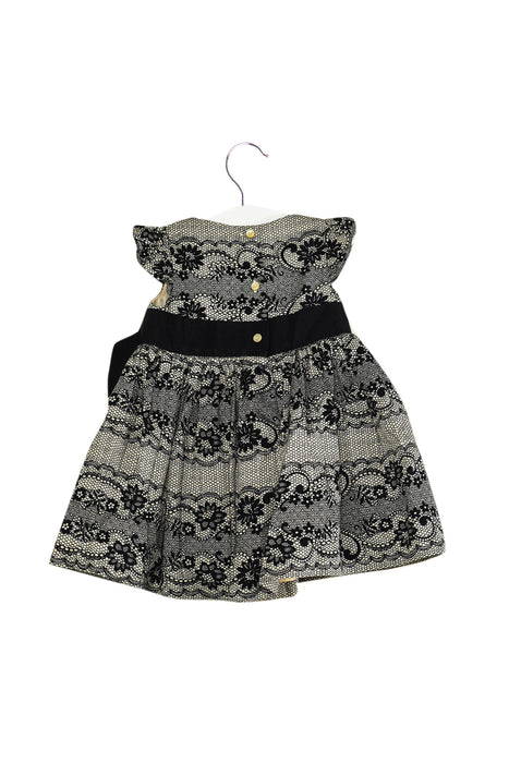 A Black Short Sleeve Dresses from Janie & Jack in size 6-12M for girl. (Back View)
