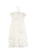 A White Short Sleeve Dresses from Blumarine in size 3-6M for girl. (Front View)