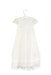 A White Short Sleeve Dresses from Blumarine in size 3-6M for girl. (Back View)