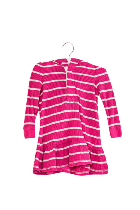 A Pink Long Sleeve Dresses from Ralph Lauren in size 6-12M for girl. (Front View)