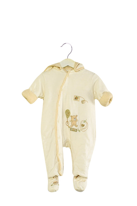 A Ivory Long Sleeve Jumpsuits from Natures Purest in size 3-6M for girl. (Front View)
