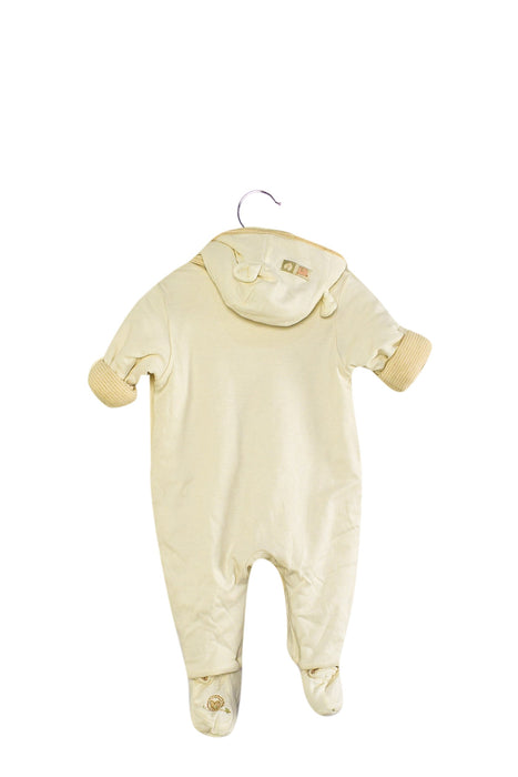 A Ivory Long Sleeve Jumpsuits from Natures Purest in size 3-6M for girl. (Back View)