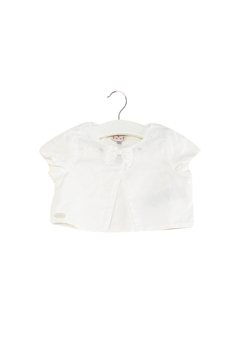 A White Cardigans from Sergent Major in size 6-12M for girl. (Front View)