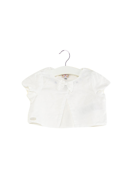 A White Cardigans from Sergent Major in size 6-12M for girl. (Front View)