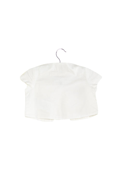 A White Cardigans from Sergent Major in size 6-12M for girl. (Back View)