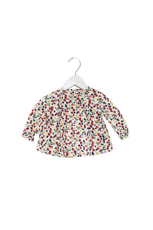 A Multicolour Long Sleeve Tops from Petit Bateau in size 3-6M for girl. (Front View)