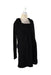 A Black Long Sleeve Tops from Gennie's in size S for maternity. (Front View)