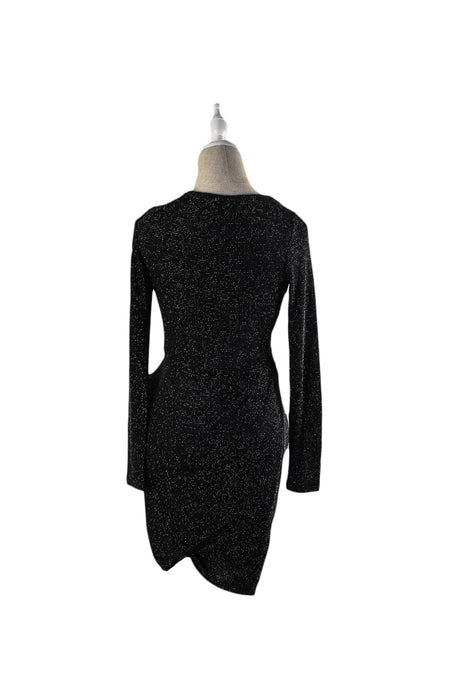 A Black Long Sleeve Dresses from Seraphine in size XS for maternity. (Back View)