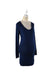 A Navy Long Sleeve Tops from Isabella Oliver in size S for maternity. (Front View)