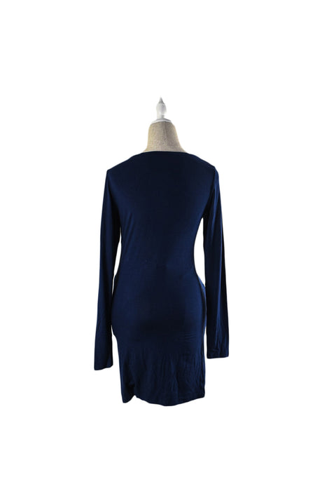 A Navy Long Sleeve Tops from Isabella Oliver in size S for maternity. (Back View)
