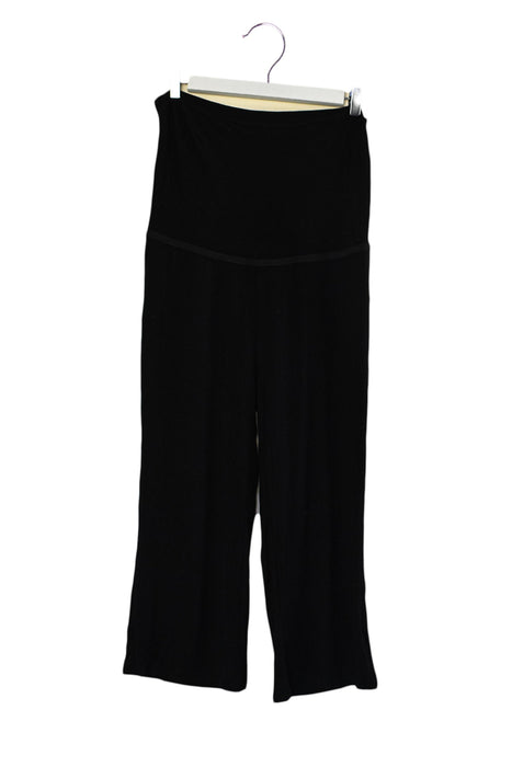 A Black Casual Pants from I M Maternity in size S for maternity. (Front View)