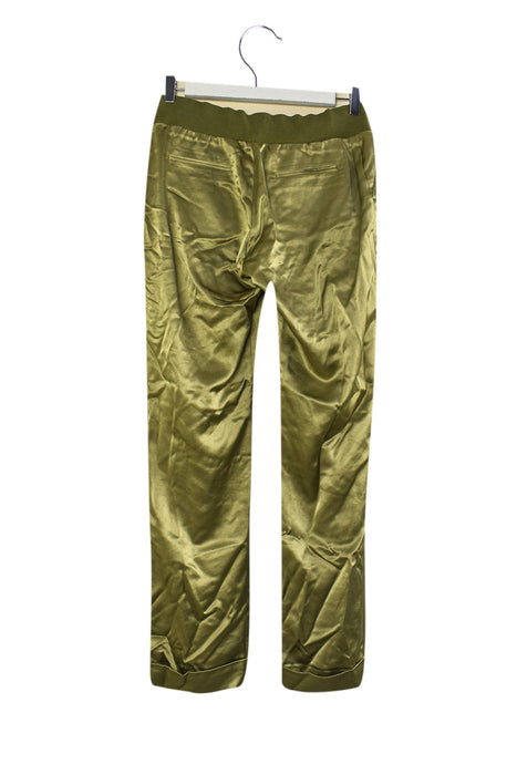 A Green Casual Pants from Slacks & Co in size S for maternity. (Back View)