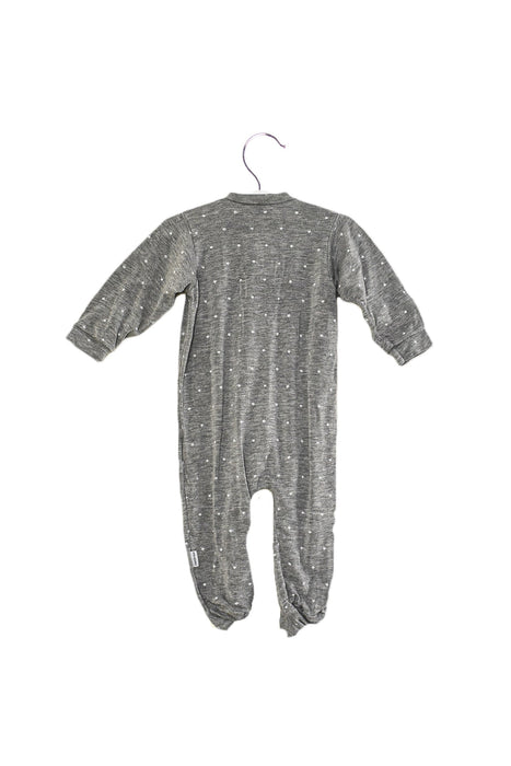 A Grey Onesies from Cambrass in size 0-3M for neutral. (Back View)