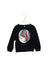 A Navy Crewneck Sweatshirts from Bellerose in size 4T for girl. (Front View)